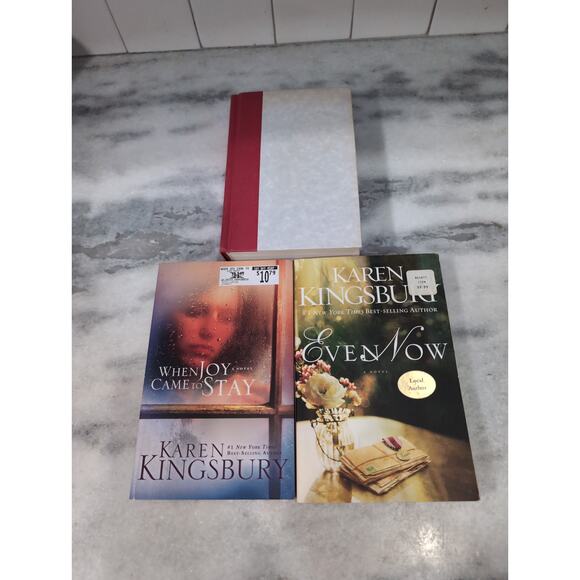 Karen Kinsbury Mixed Novel Bundle: Even Now, Red Gloves Collection & When Joy .. - Picture 2 of 11
